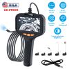 4.3in Inspection Camera with Light Articulating Borescope Endoscope Camera with 16.4FT Wire 2 Modes 3 Adjustable Brightness IP67 Waterproof for Plumbi