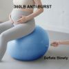 65cm Exercise Yoga Ball, Anti Burst Free Air Pump for Gym Workout