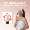VEVOR Red Light Therapy Wand for Face and Neck, 3-in-1 LED Facial Wand Red Light Therapy Device with Heating Therapy| Vibrating Facial Massage, Portab