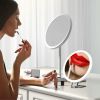 30X Magnifying Mirror With Light 3 Colors Dimmable Brightness Included Tweezer Scissor 
Travel Magnifying Makeup Mirror with Suction Cup 360° Adjusta