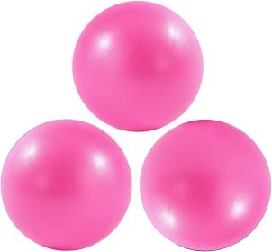 9 Inch Exercise Pilates Ball Exercise Barre Ball for Yoga (Color: Pink-3P.)
