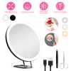 30X Magnifying Mirror With Light 3 Colors Dimmable Brightness Included Tweezer Scissor 
Travel Magnifying Makeup Mirror with Suction Cup 360° Adjusta