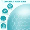 Pilates Ball, 9 Inch Small Exercise Soft Workout Yoga Ball with Exercise Guide, for Home Gym Yoga, Pilates, Core Training, Workout, Balance, Stability